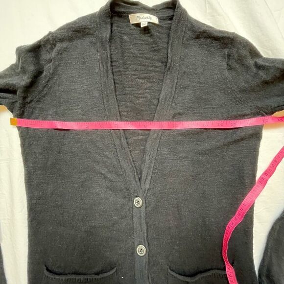 Madewell Oversized Cardigan in Black, size XXS - GUC - Picture 9 of 14